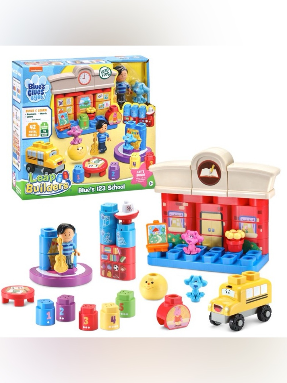 Leap Builders Blue's 123 School Playset - Multicolor